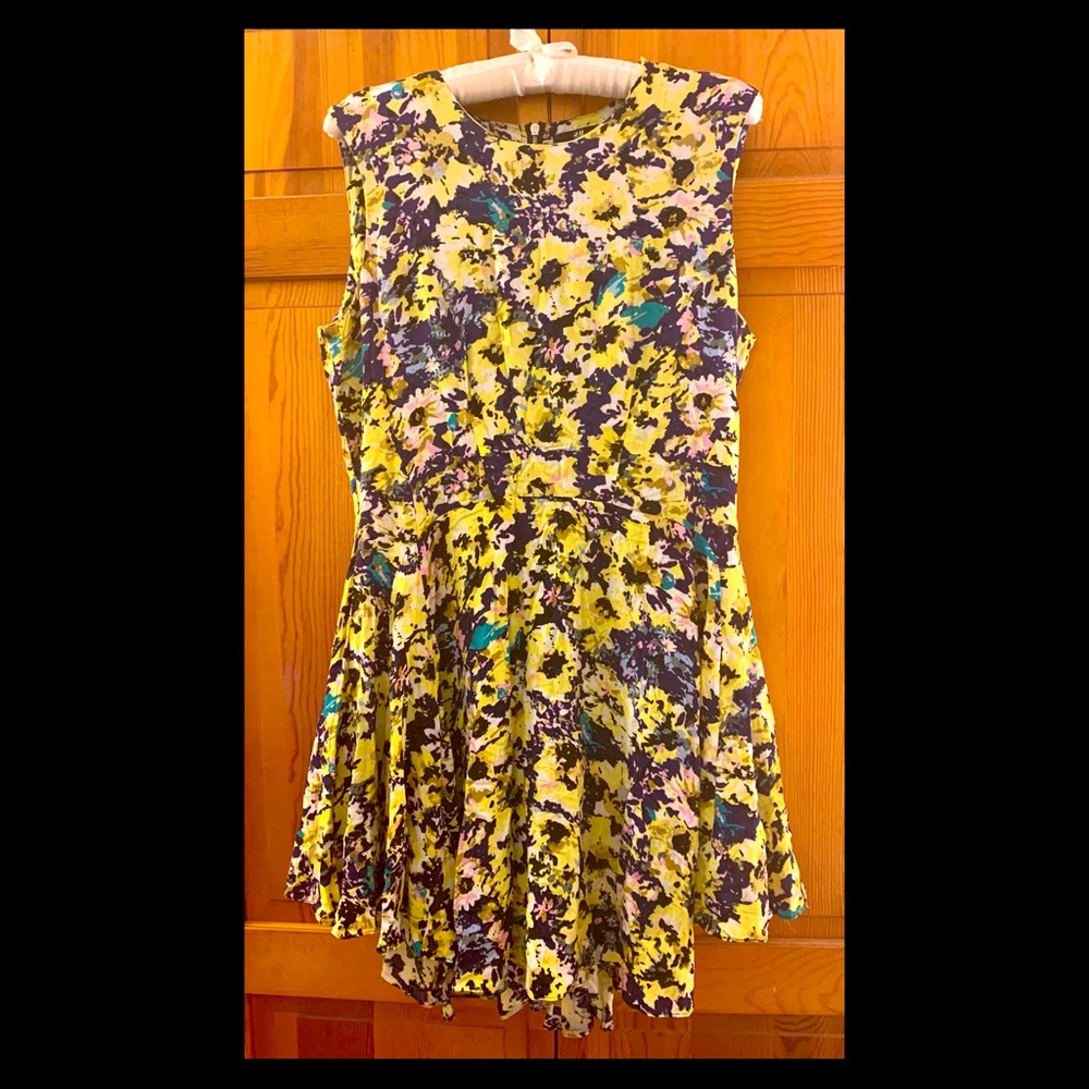 Floral High-Low Dress